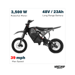 Vipcoo H3 Black Edition electric dirt bike