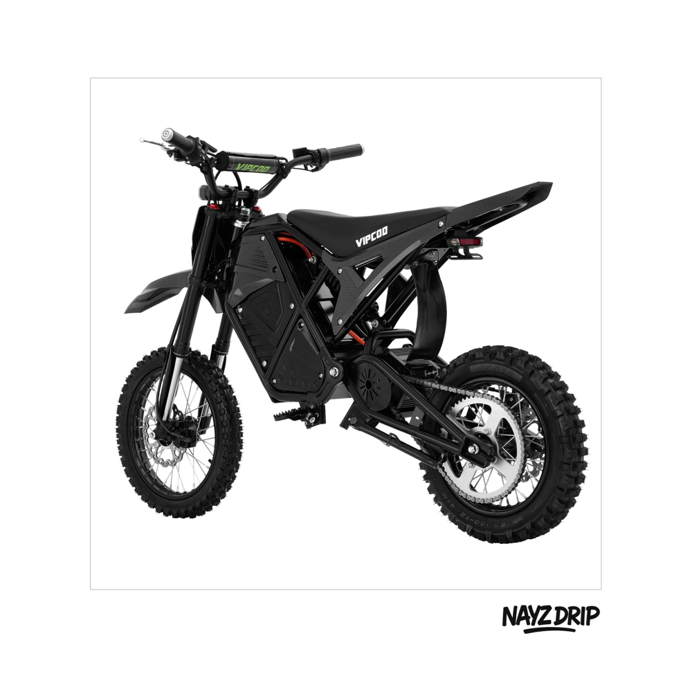 Vipcoo H3 Black Edition electric dirt bike - rear view