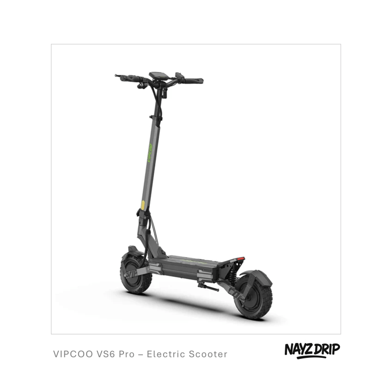 vipcoo vs6 pro. fast 2400w dual motor electric scooter