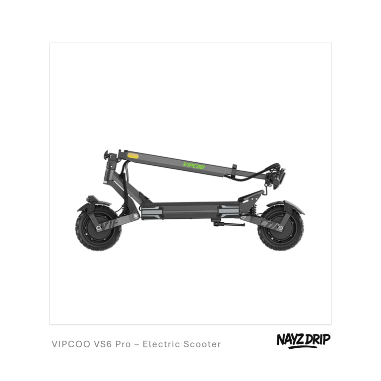vipcoo vs6 pro. fast 2400w dual motor electric scooter