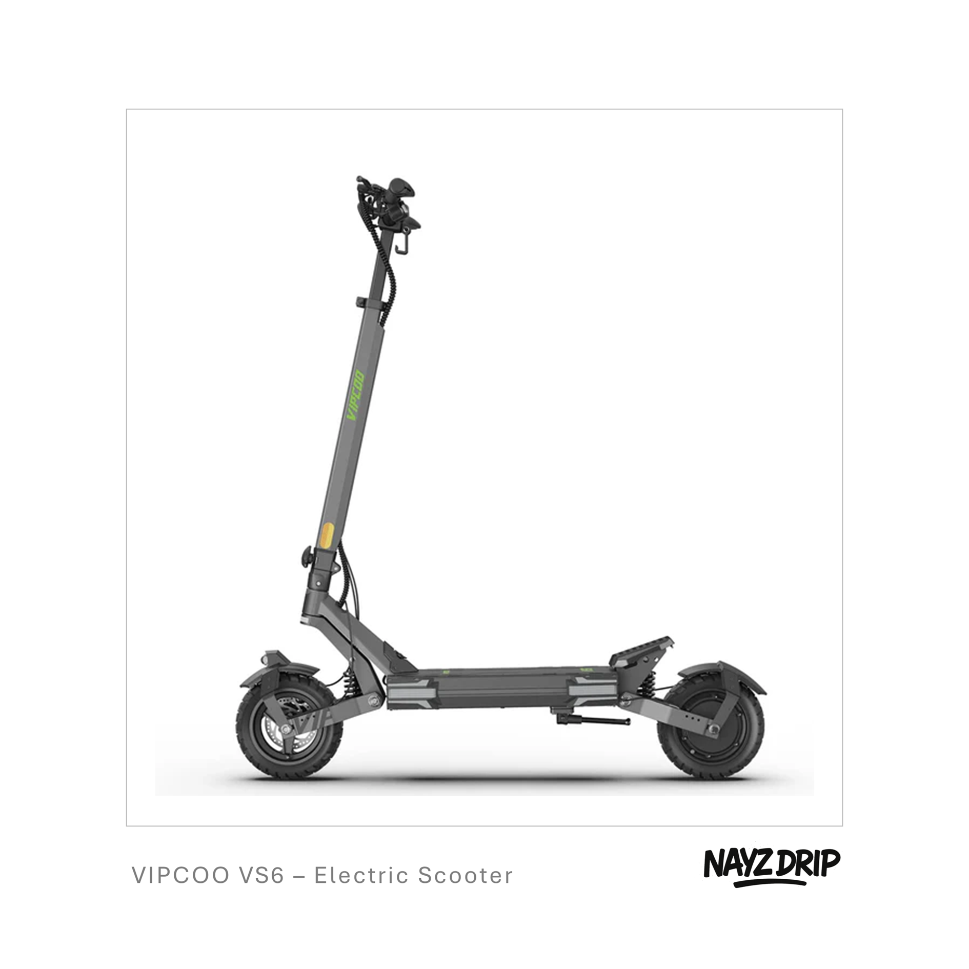 vipcoo vs6 electric scooter. fast 1,000w peak power motor.