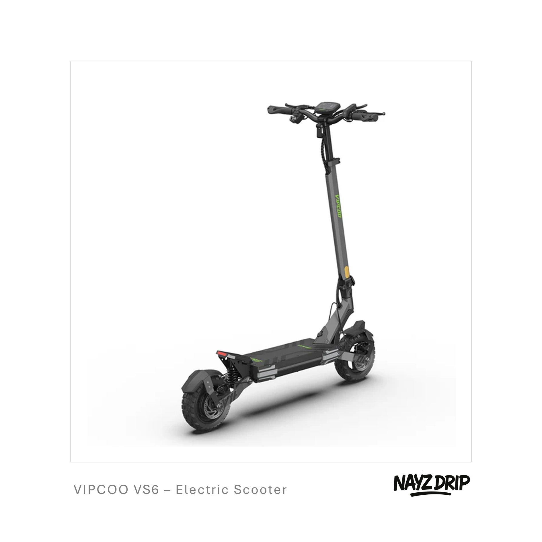 vipcoo vs6 electric scooter. fast 1,000w peak power motor.