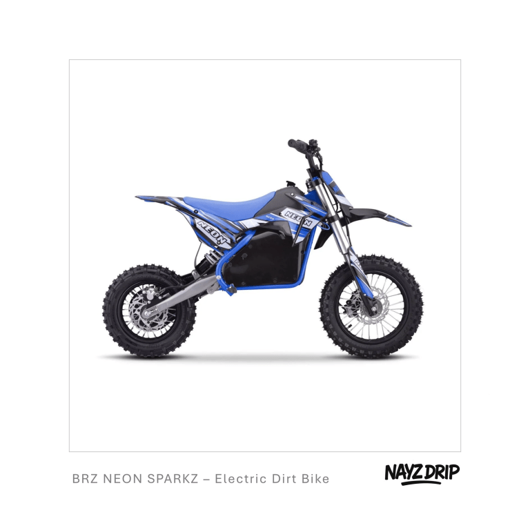 brz neon sparkz electric dirt bike – ultimate 48v 1200w kids off road bike