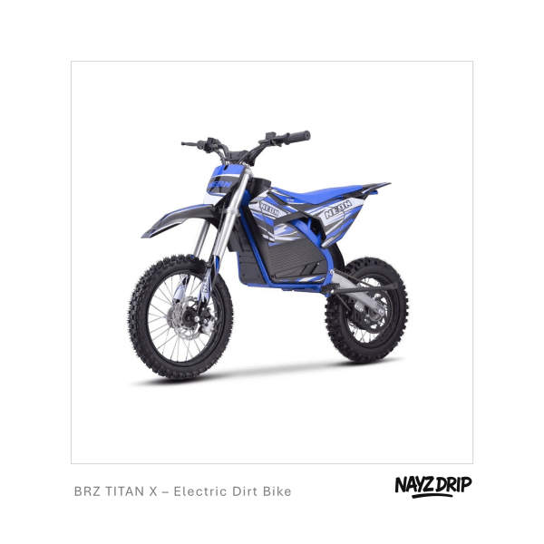 brz neon titan x electric dirt bike – ultimate 60v 2000w kids off road bike