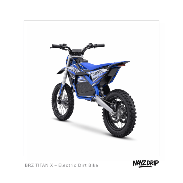 brz neon titan x electric dirt bike – ultimate 60v 2000w kids off road bike
